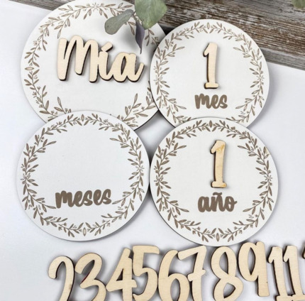 CUMPLEMES PERSONALIZADO MADERA COMBINADO